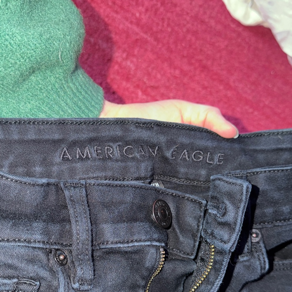 American Eagle Outfitters Women's Dark Gray Jeans